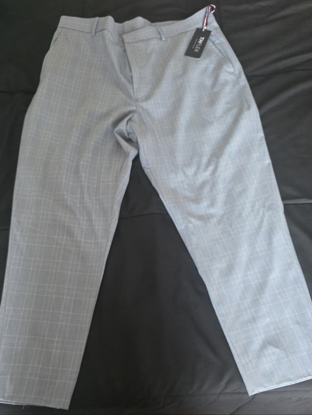 Tommy Hilfiger Light Gray Plaid Dress Pants - BRAND NEW